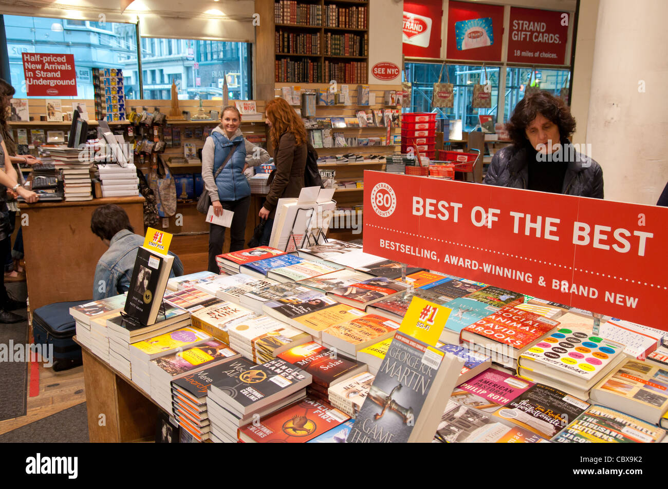 Strand Famous Bookstore on Broadway, Manhattan (New York City Stock