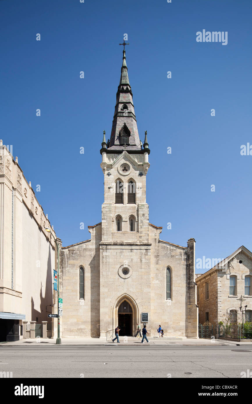 St. Joseph's Catholic Church, San Antonio Stock Photo