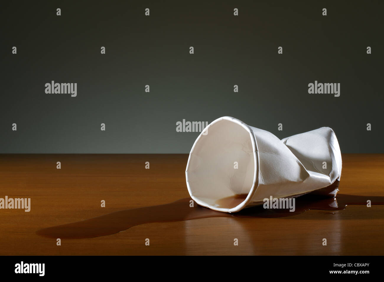 Discarded white paper cup hi-res stock photography and images - Alamy