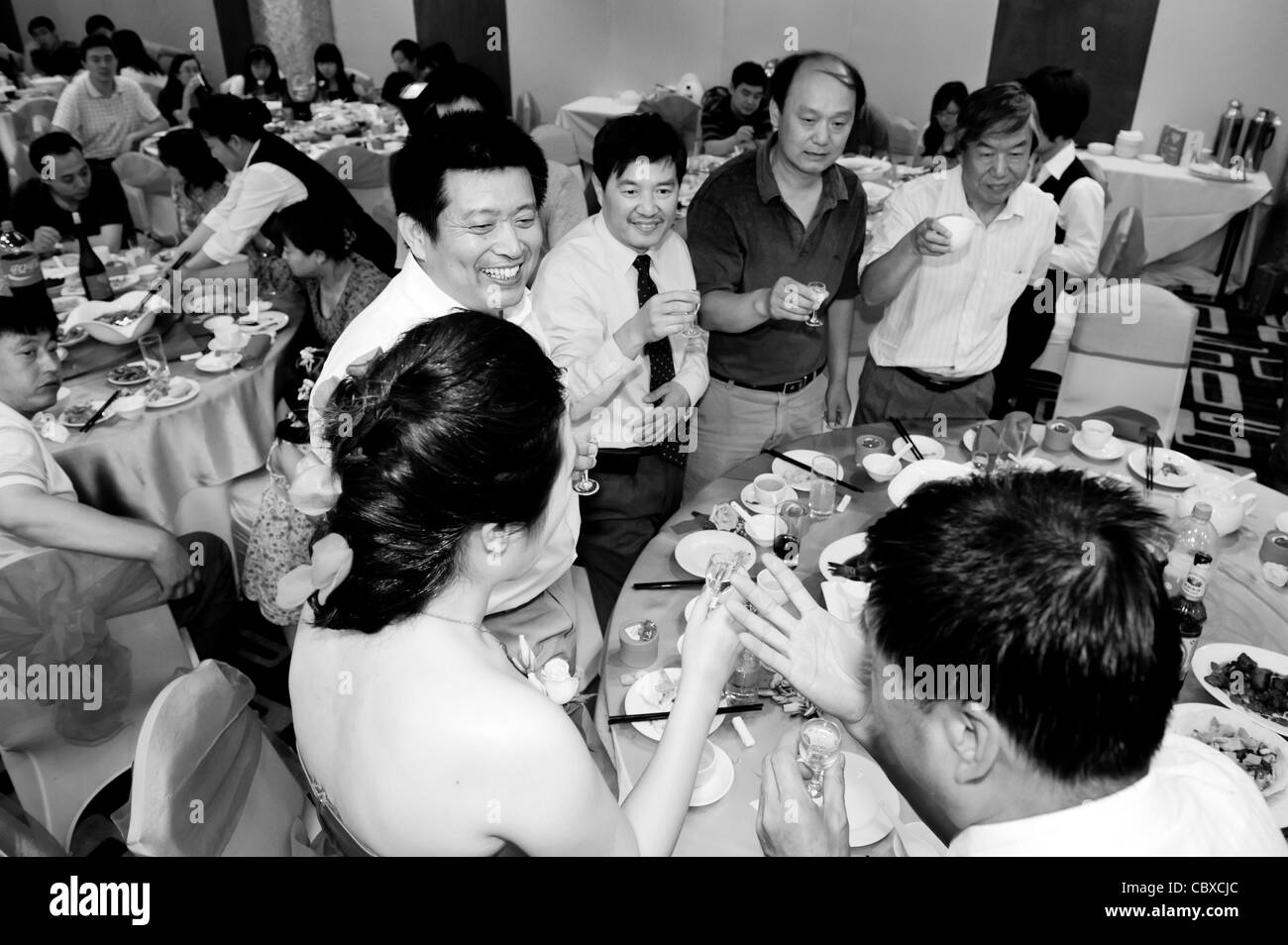 The wedding of Li Ang and Guo Lina Stock Photo