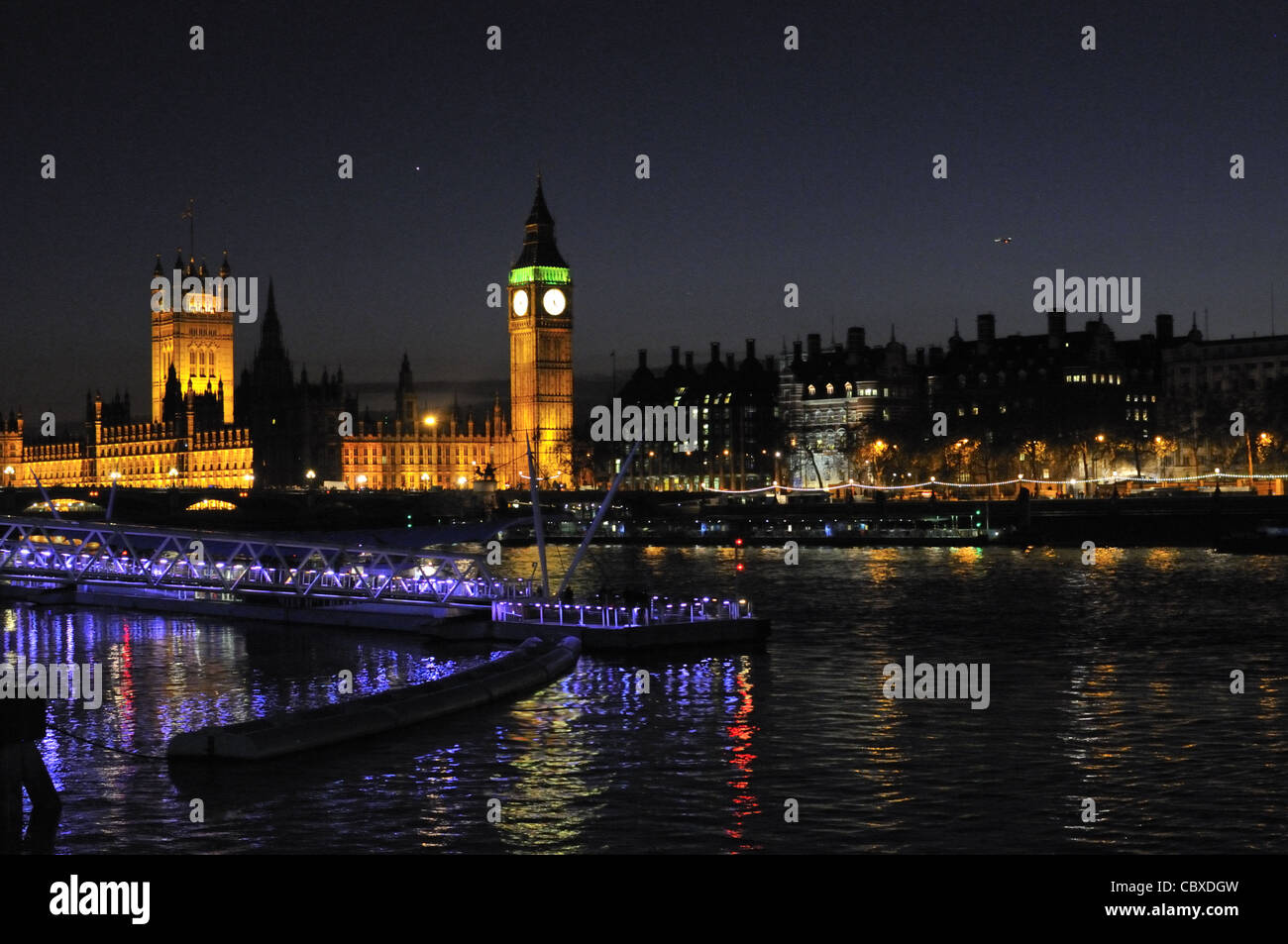 Big Ben and the Houses of Parliament, London. Stock Photo