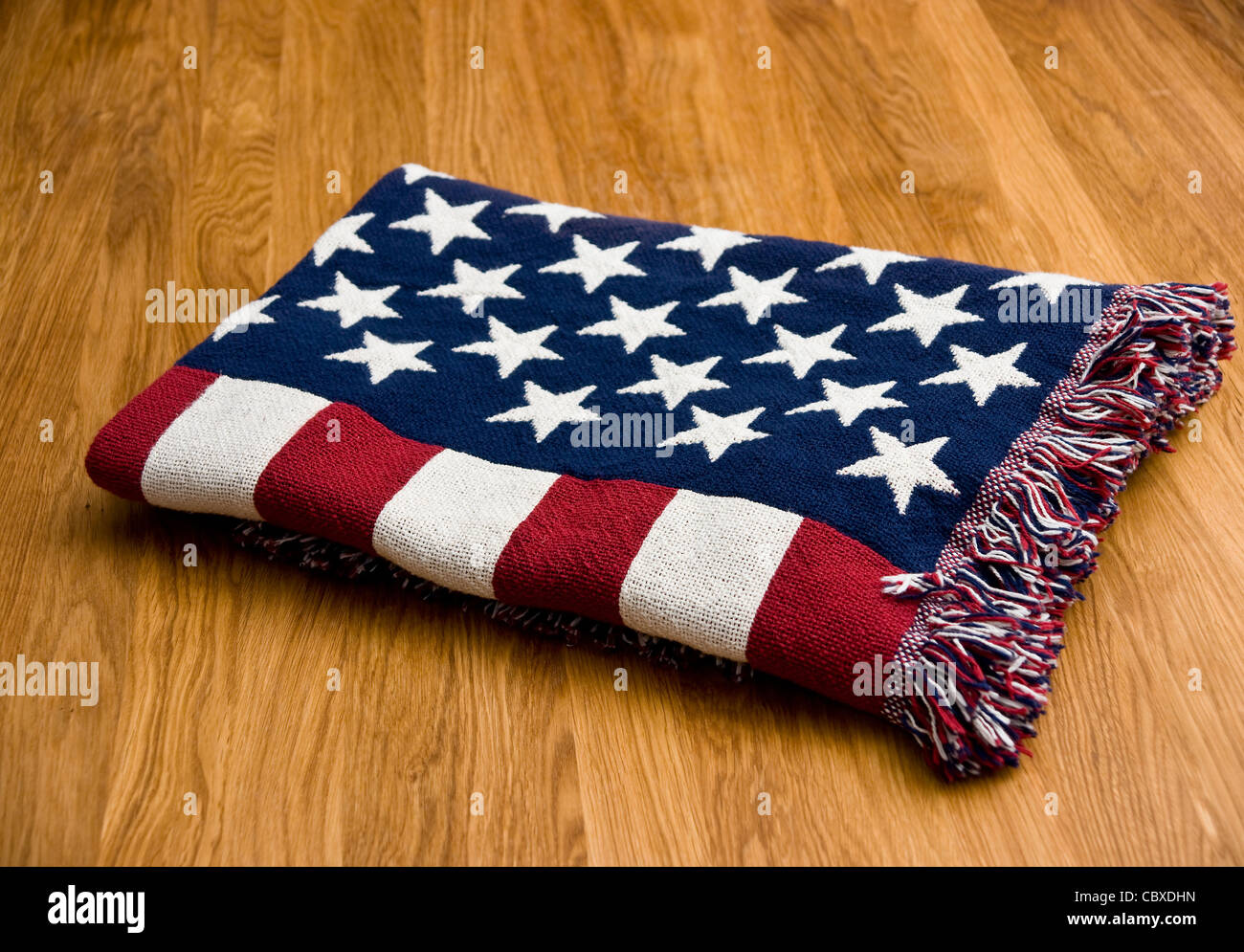 American flag blanket Stock Photo Alamy