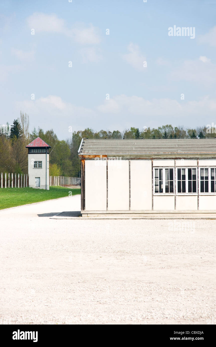 Dachau World War II Concentration in Germany Camp Stock Photo