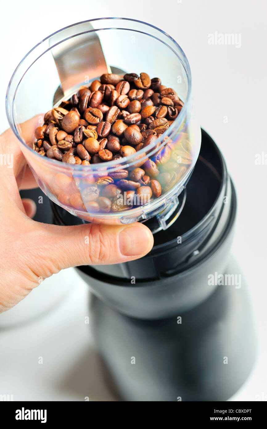 electric coffee grinder Stock Photo Alamy