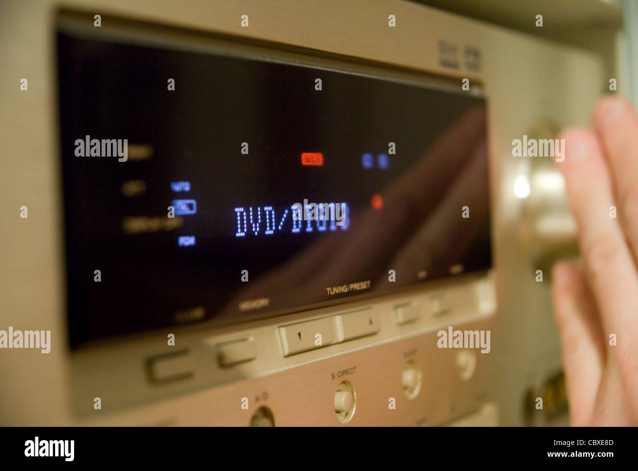 Picture of an equalizer display Stock Photo Alamy