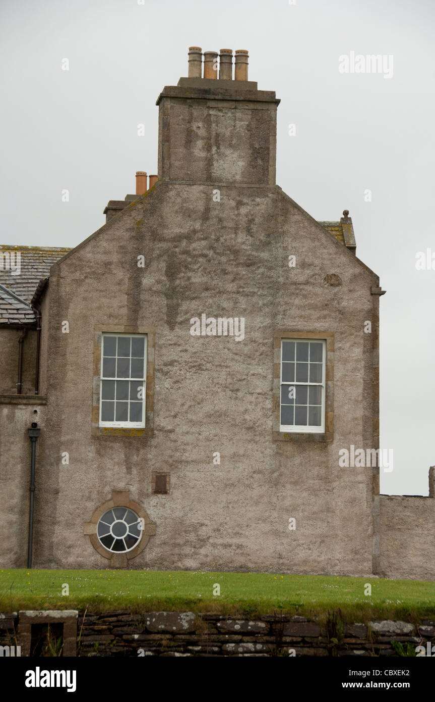 Scotland, Orkeny Islands, Mainland, Stromness. Skaill House, finest 17th century mansion in Orkney, c. 1620. Stock Photo