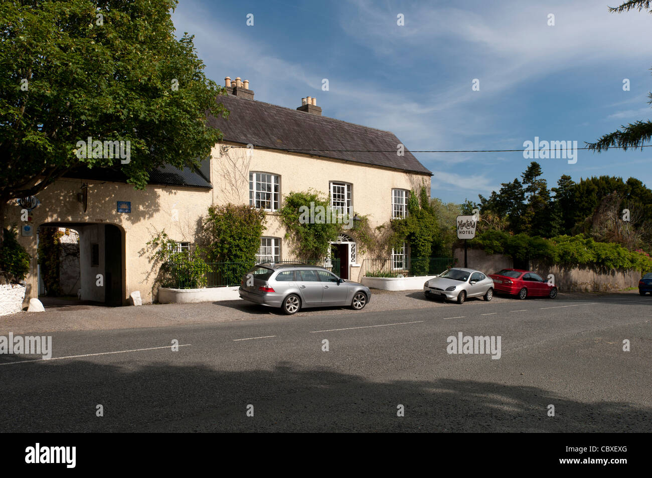 Hunters Hotel, Rathnew, Co Wicklow, Ireland Stock Photo Alamy