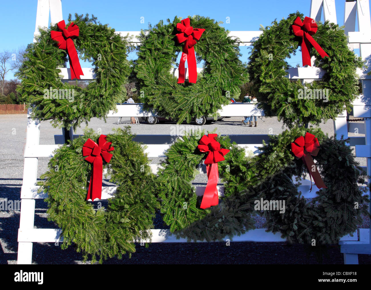 Wreaths display hires stock photography and images Alamy