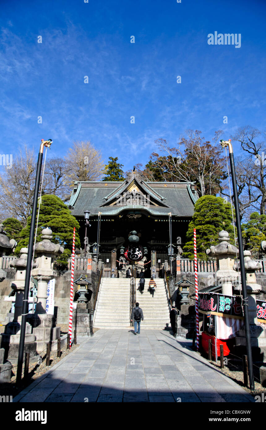 NARITA, Japan - The Narita-san temple, also known as Shinsho-Ji (New Victory Temple), is Shingon Buddhist temple complex, was first established 940 in the Japanese city of Narita, east of Tokyo. Stock Photo