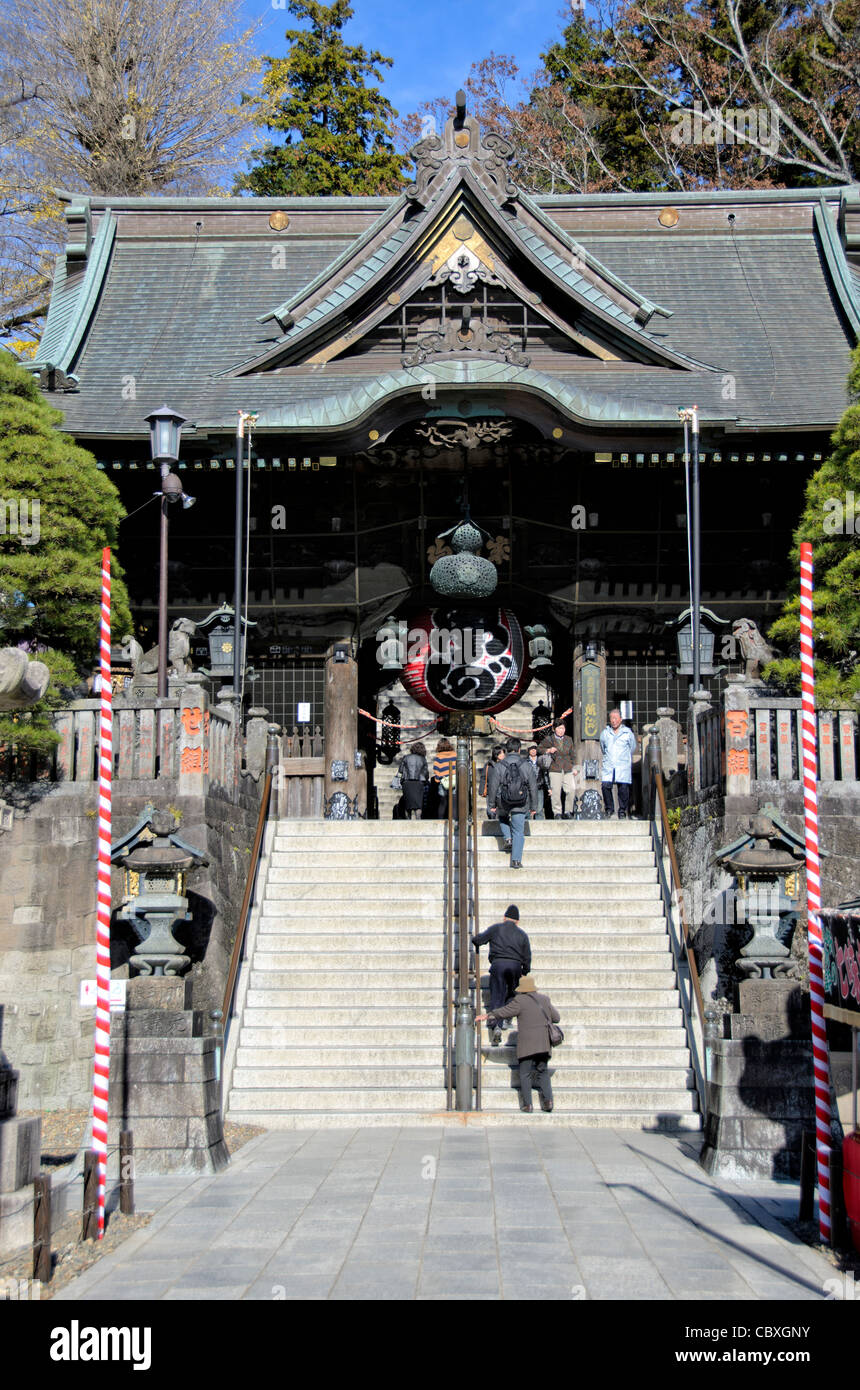 NARITA, Japan - The Narita-san temple, also known as Shinsho-Ji (New Victory Temple), is Shingon Buddhist temple complex, was first established 940 in the Japanese city of Narita, east of Tokyo. Stock Photo