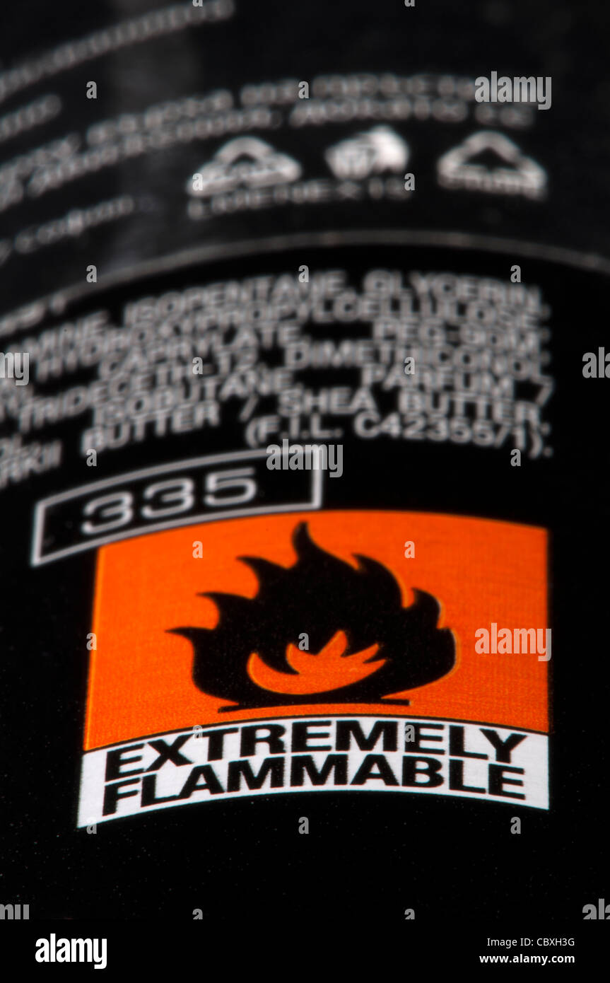 Flammable liquid sign hi-res stock photography and images - Alamy