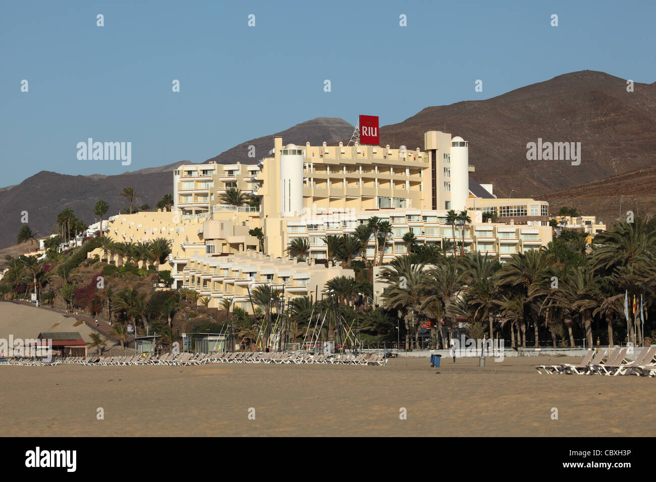 Hotel RIU in Morro Jable, Canary Island Fuerteventura, Spain Stock Photo