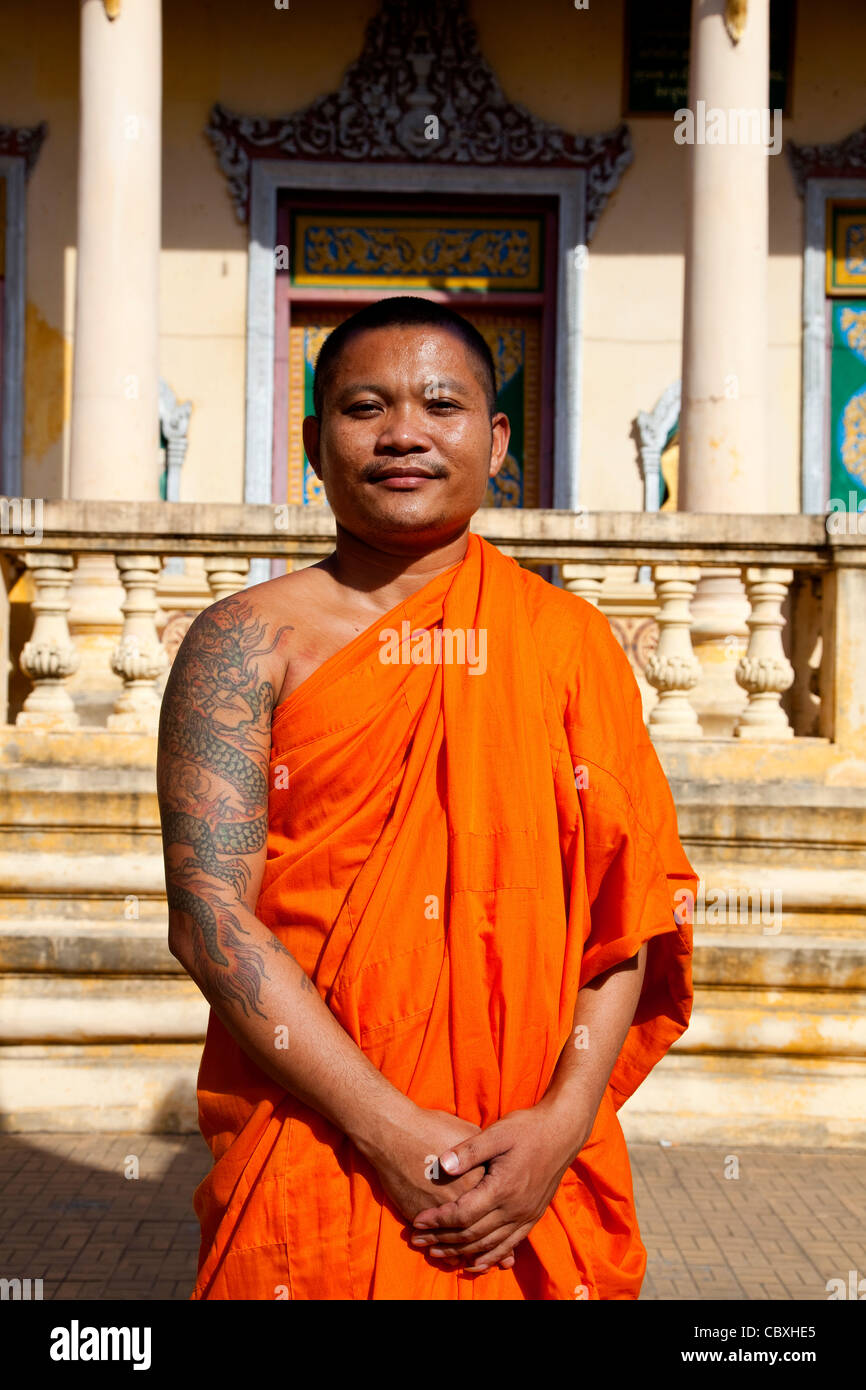 Buddhist monk tattoo hi-res stock photography and images - Alamy