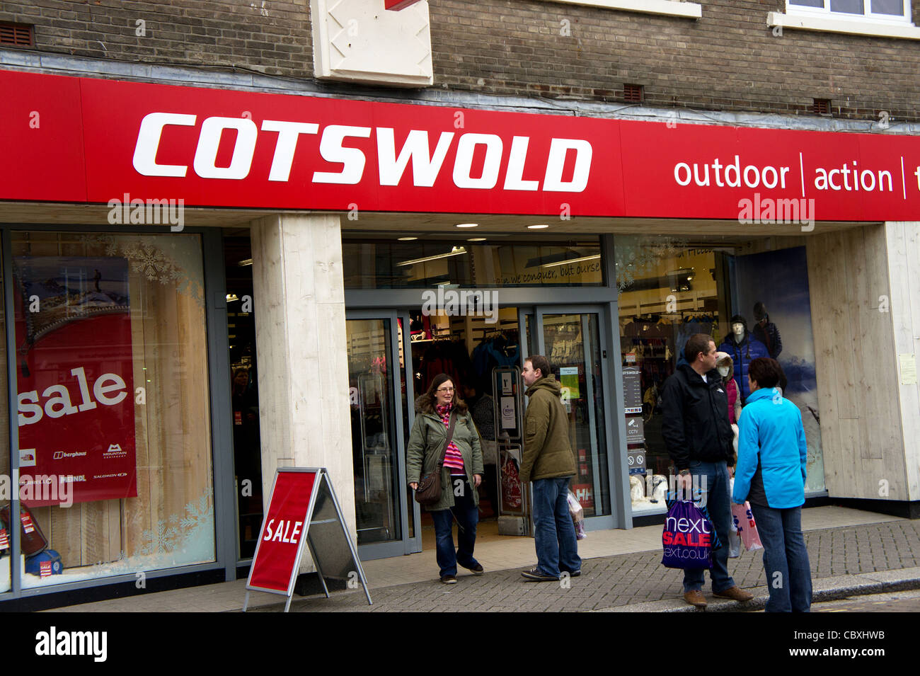 A Cotswold outdoor clothing store Stock Photo - Alamy
