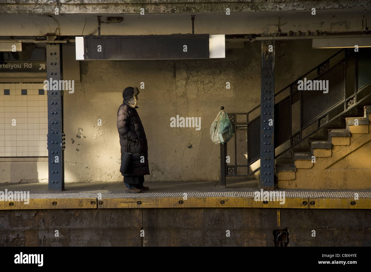 Morning Cortelyou Road Station, Brooklyn, NY Stock Photo Alamy