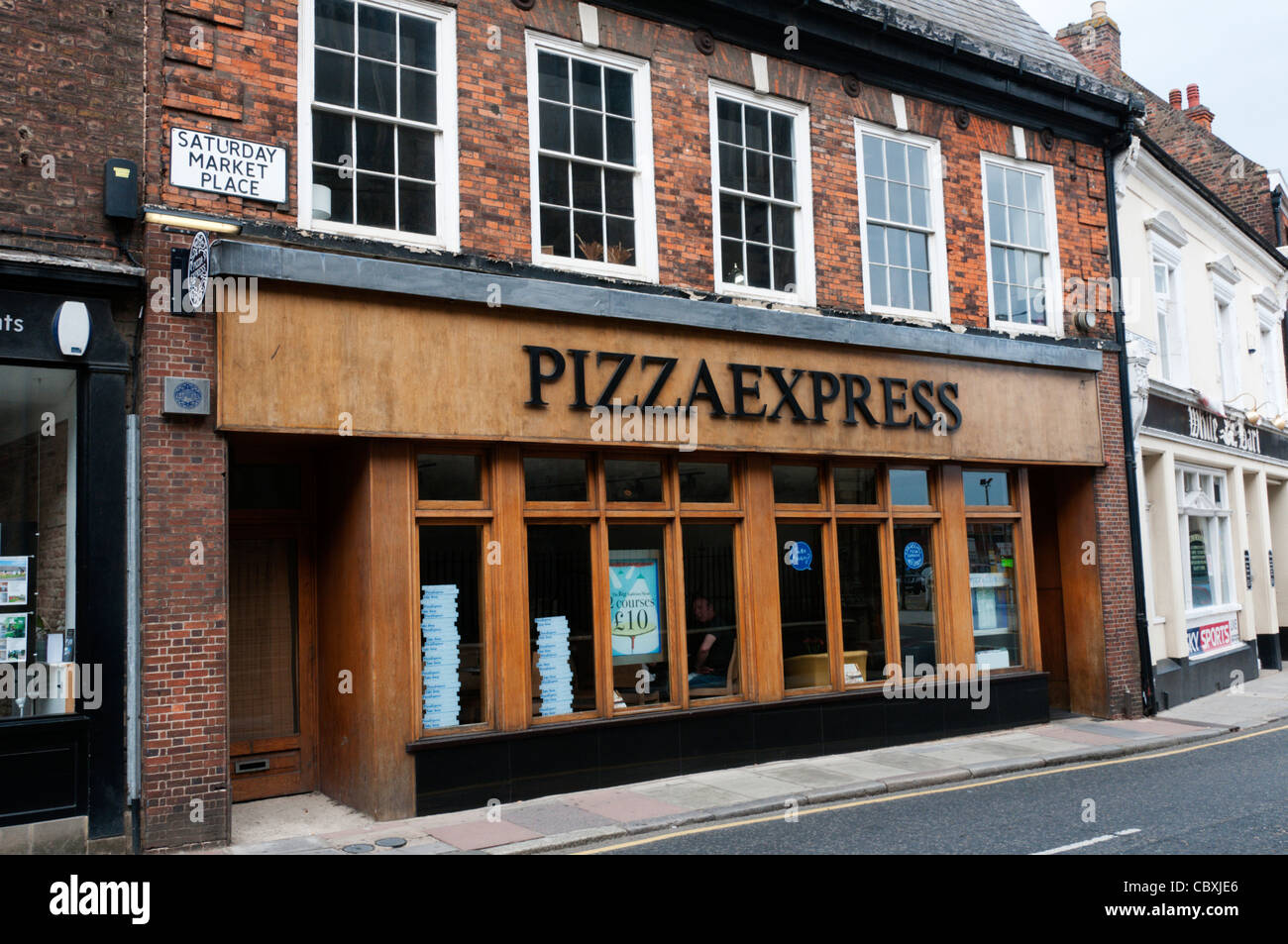 Pizza Express restaurant in King's Lynn, Norfolk, England Stock Photo
