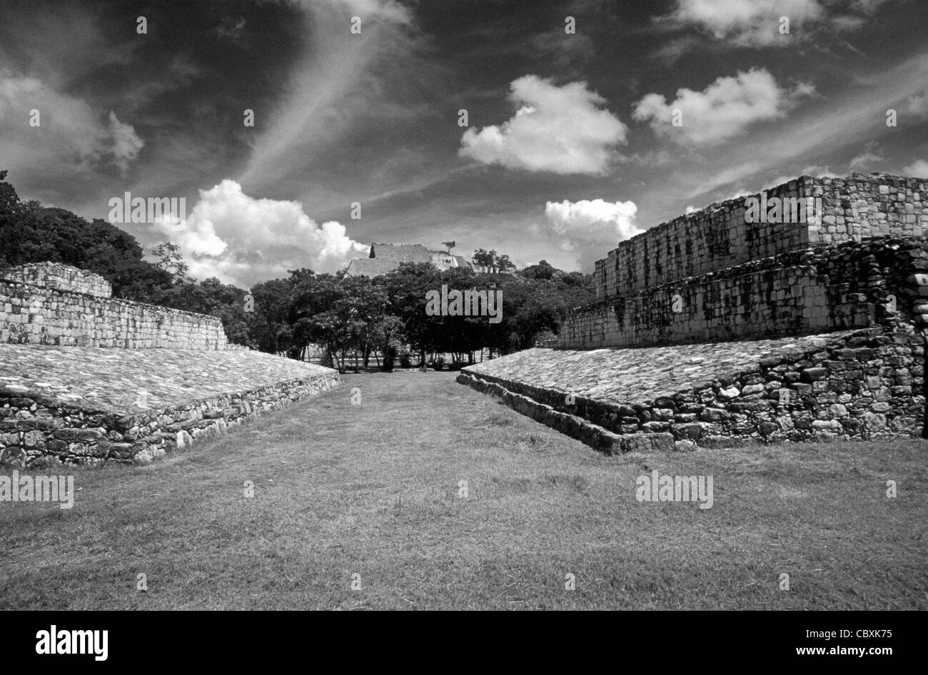Maya Riunas Mayan game Black and White Stock Photos & Images - Alamy