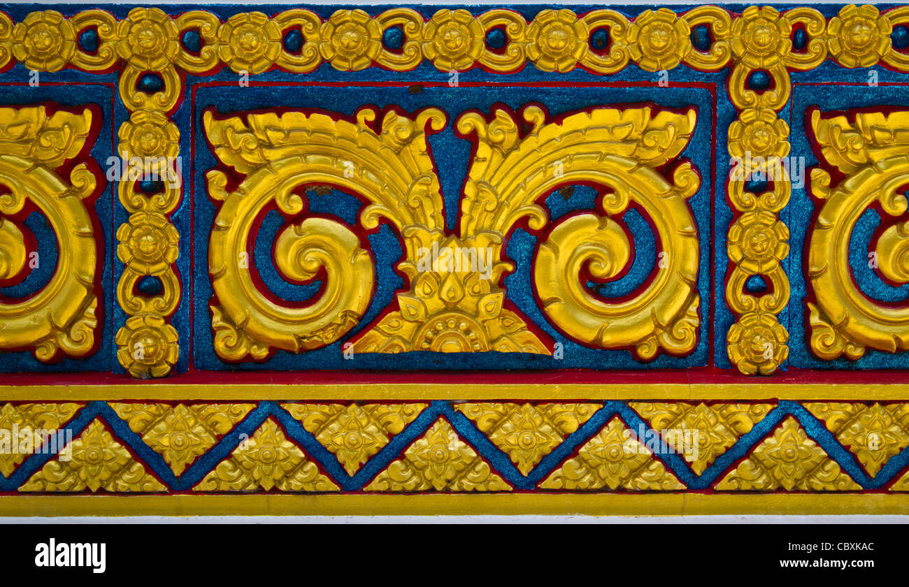Traditional Thai style molding art Stock Photo Alamy