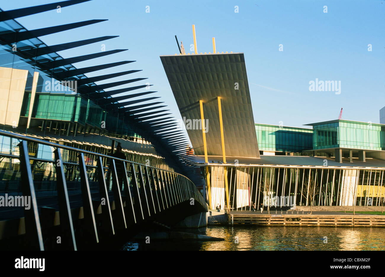The Melbourne Exhibition Centre on the southern banks of the Yarra