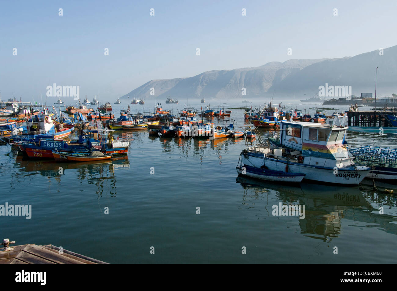Chile. Iquique city. Port Stock Photo Alamy