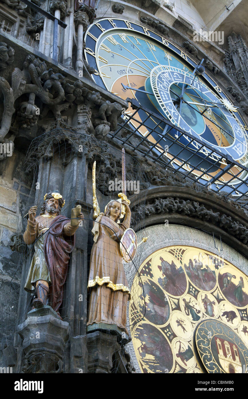 Astronomical Clock Tower, Prague Stock Photo