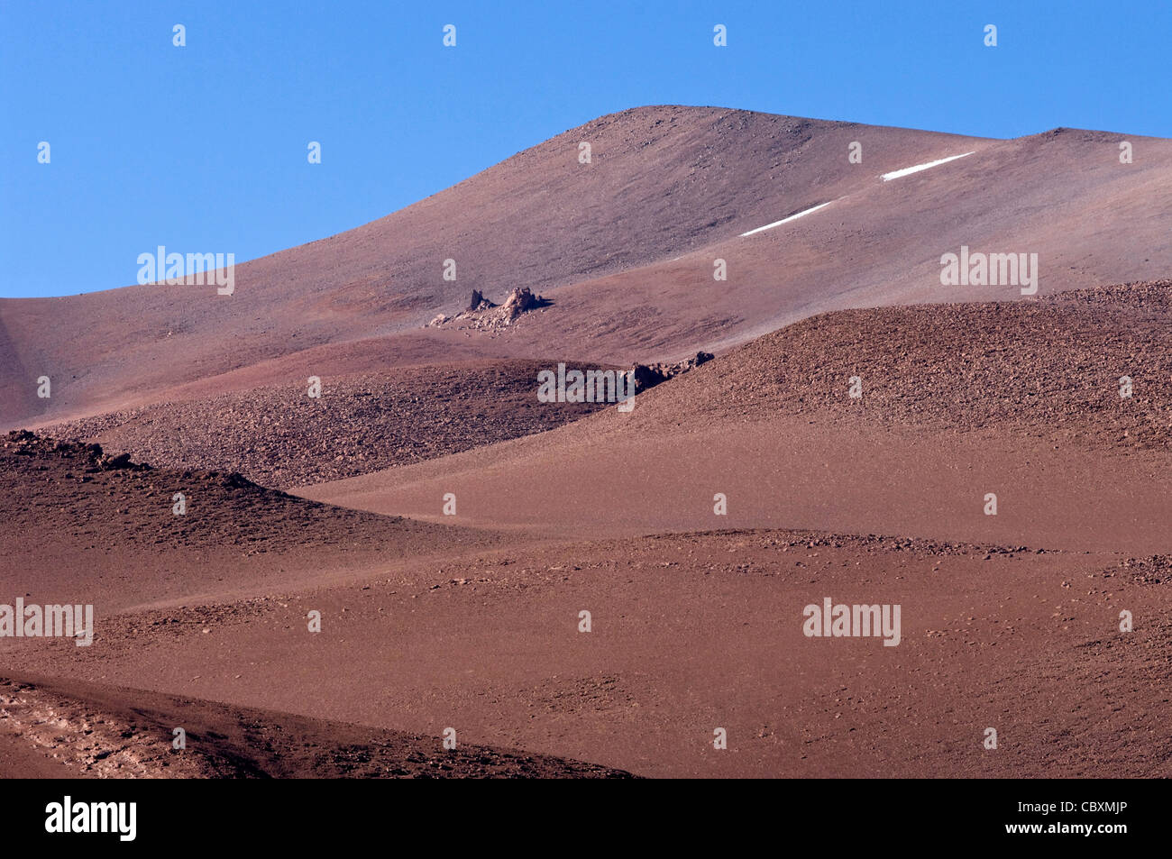 Chile. Atacama desert. Paso de Jama. Stock Photo