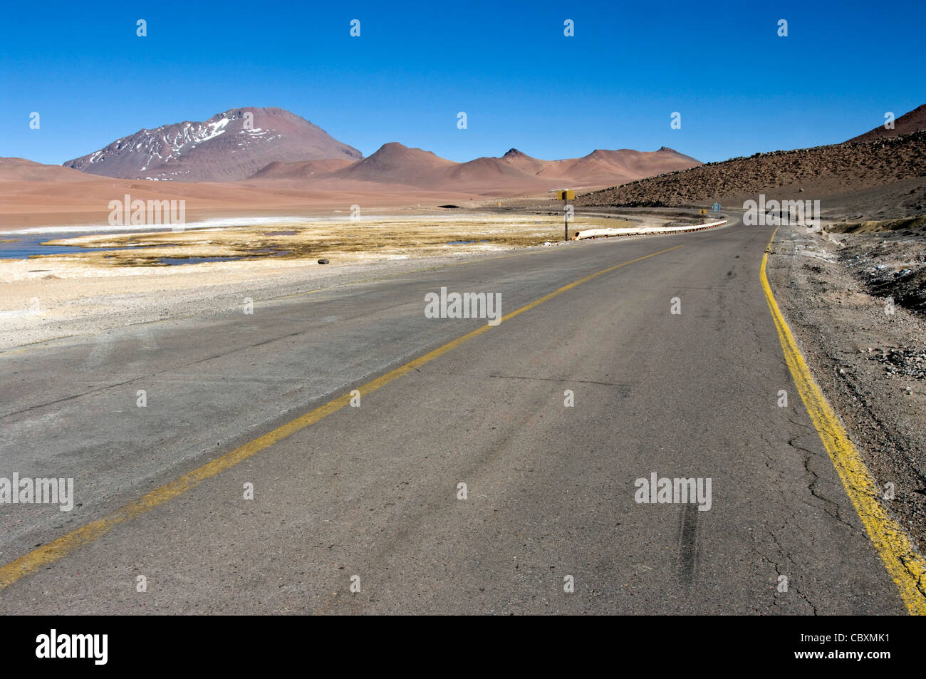 Chile. Atacama desert. Road from Chile to Argentina in the Paso de Jama