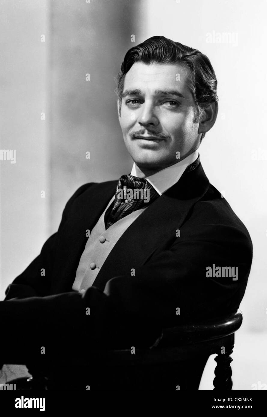 William Clark Gable (February 1, 1901 – November 16, 1960) American film actor Stock Photo