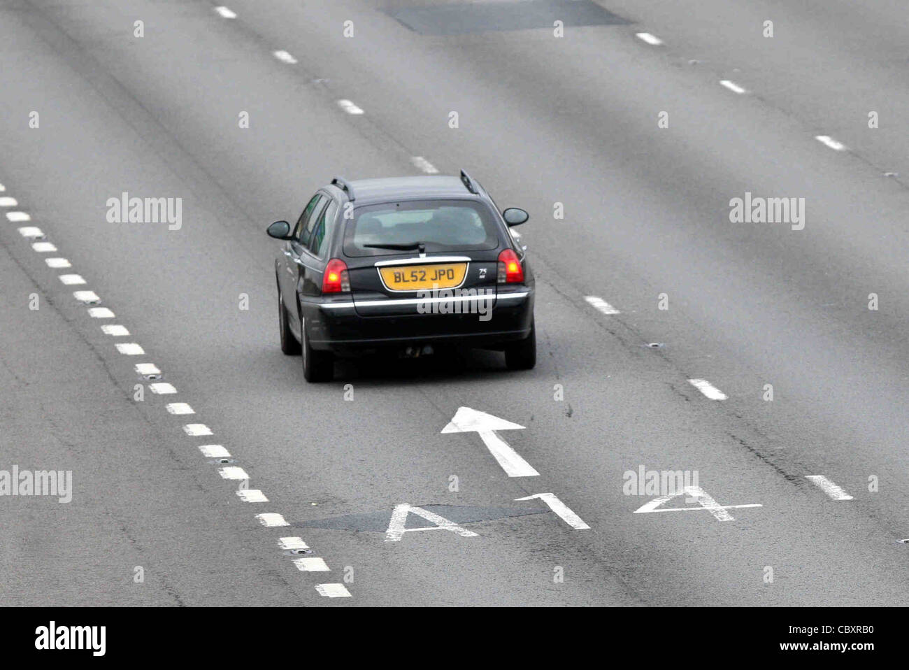 TRAFFIC ON A14 IN CAMBRIDGE Stock Photo Alamy