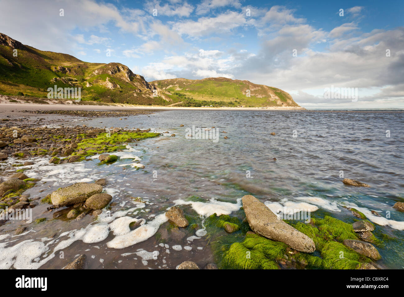 Penmaenbach From Conwy Beach,North Wales Stock Photo Alamy