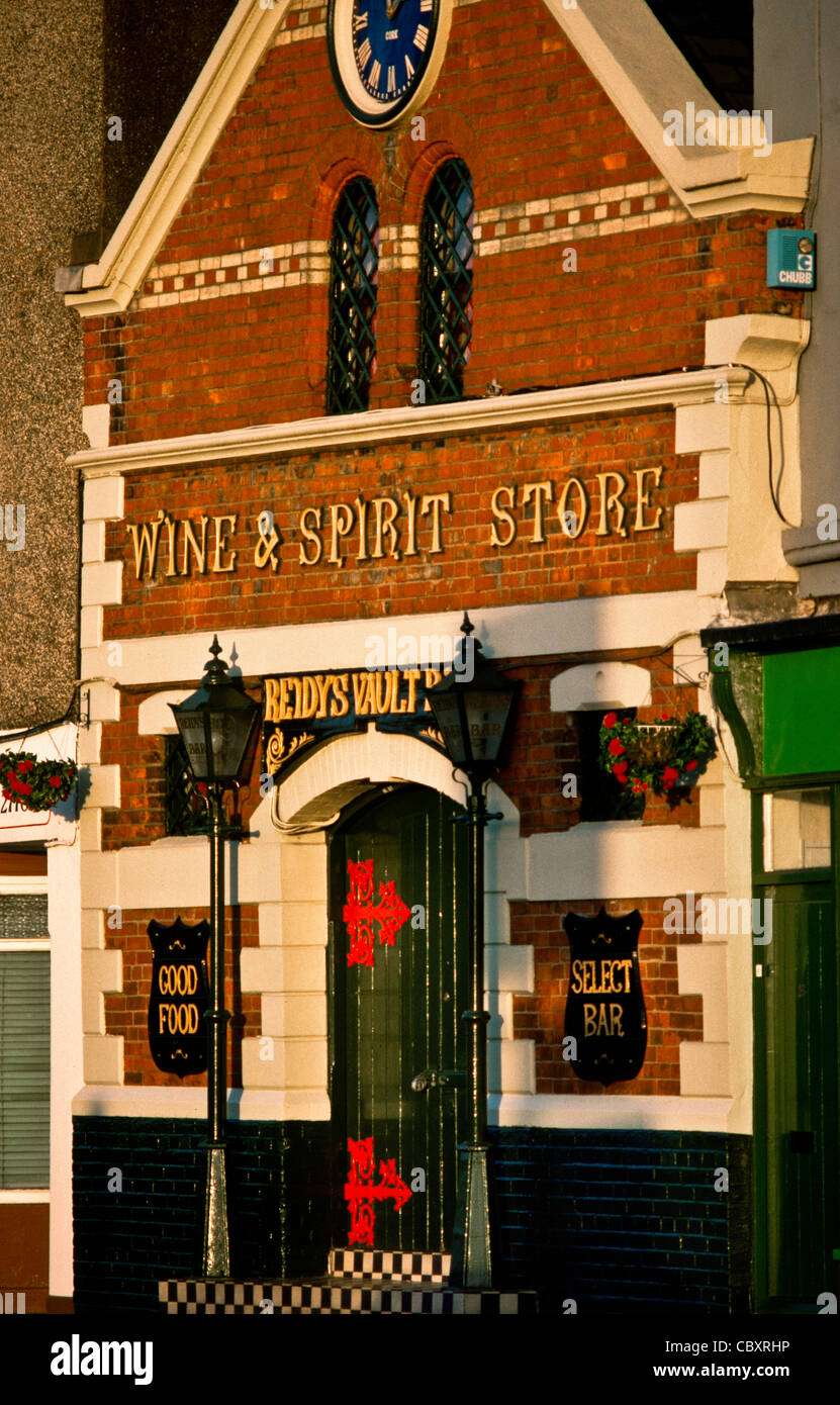Wine & Spirit Store in Cork, Ireland Stock Photo Alamy