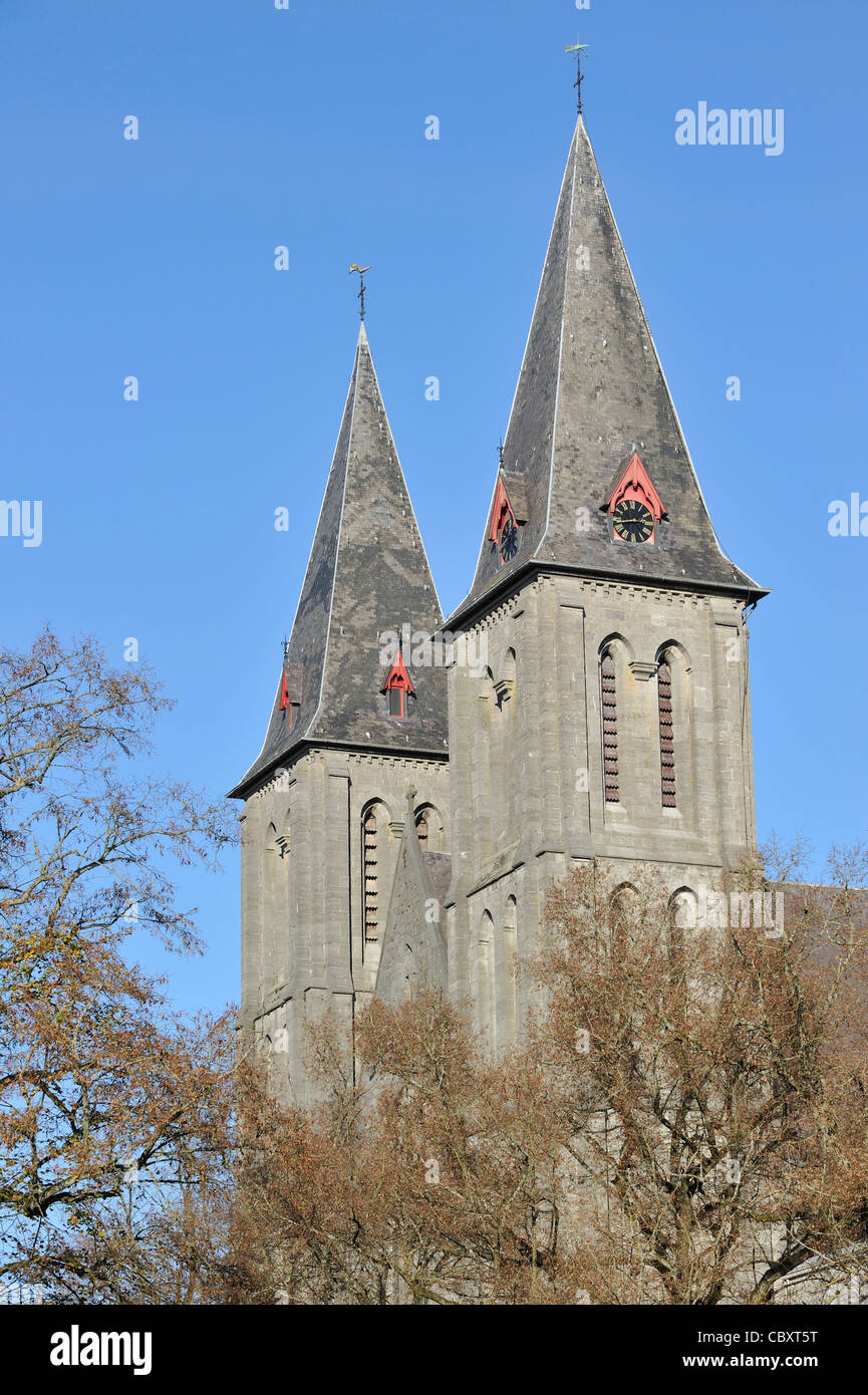 The Maredsous Abbey, a Benedictine monastery at Denée, Belgium Stock Photo