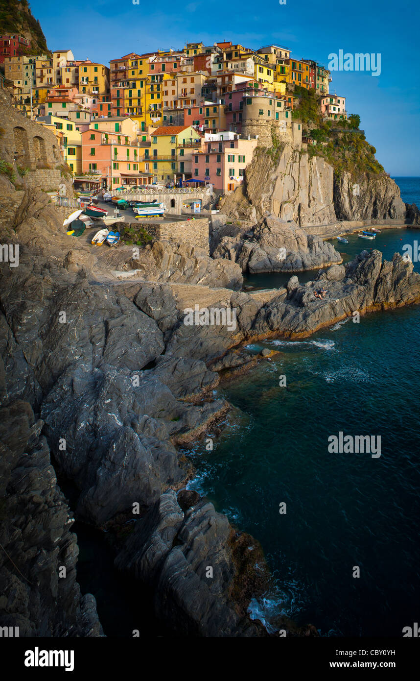 Town of Manarola in Italy's Cinque Terre national park Stock Photo - Alamy - Italy Penthouse Apartments With Private Parking Garage