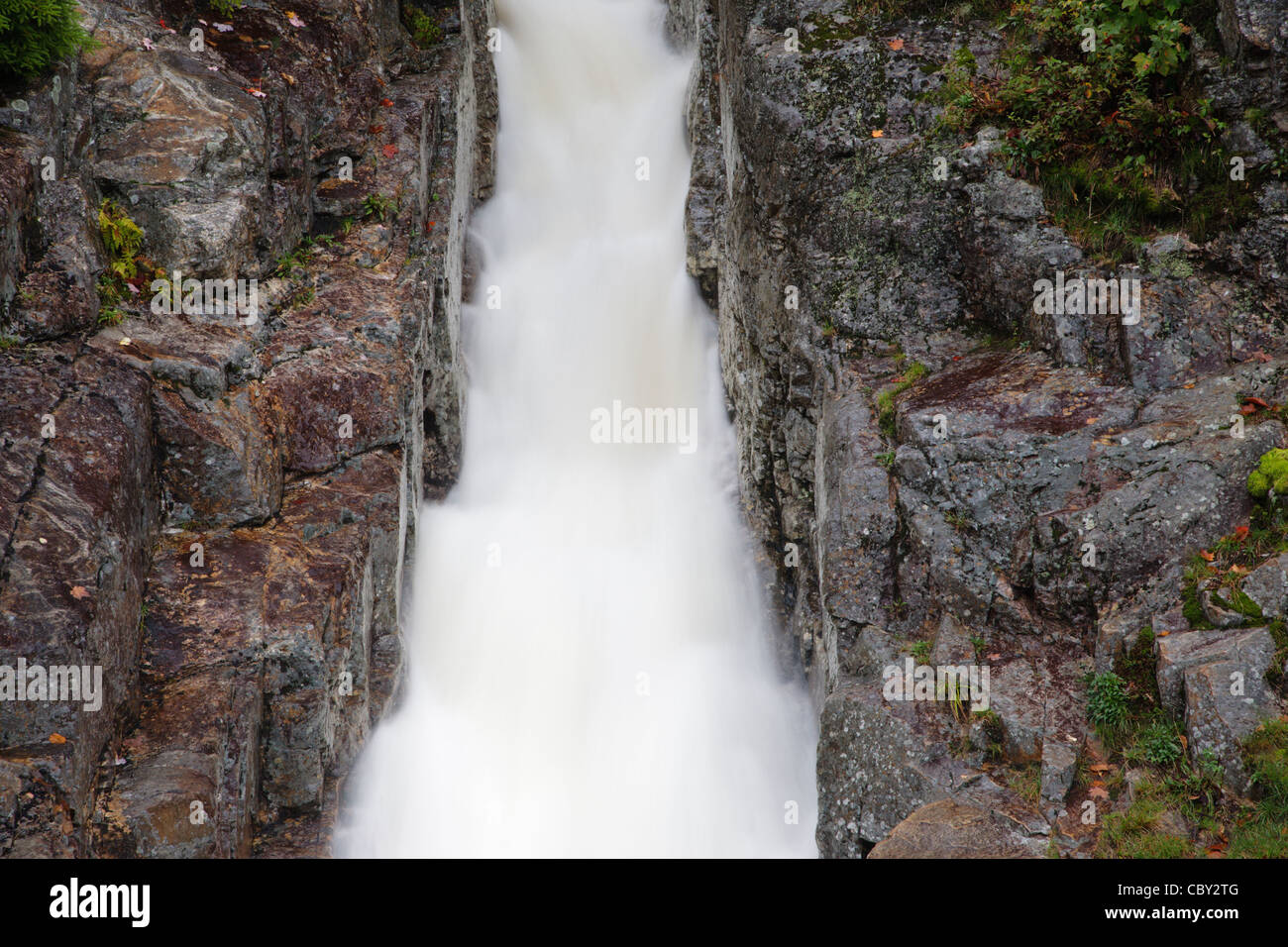 Crawford Notch State Park - Silver Cascade in the White Mountains, New ...