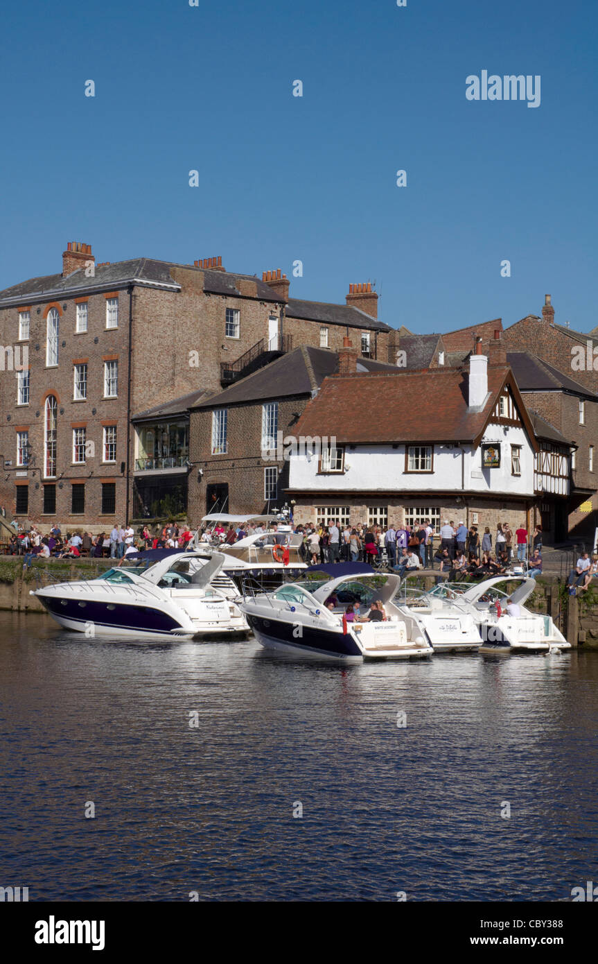 King's Staith and the River Ouse at York Stock Photo Alamy