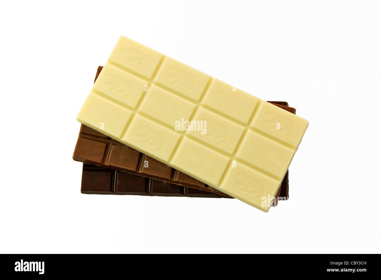 bars of chocolate Stock Photo