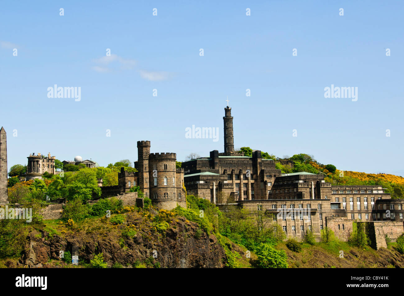 The Observatory on Carlton Hill,Edinburgh,Scotland Stock Photo