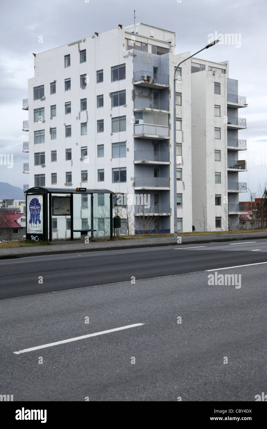 Modern apartment block in Reykjavik, Iceland Stock Photo - Alamy
