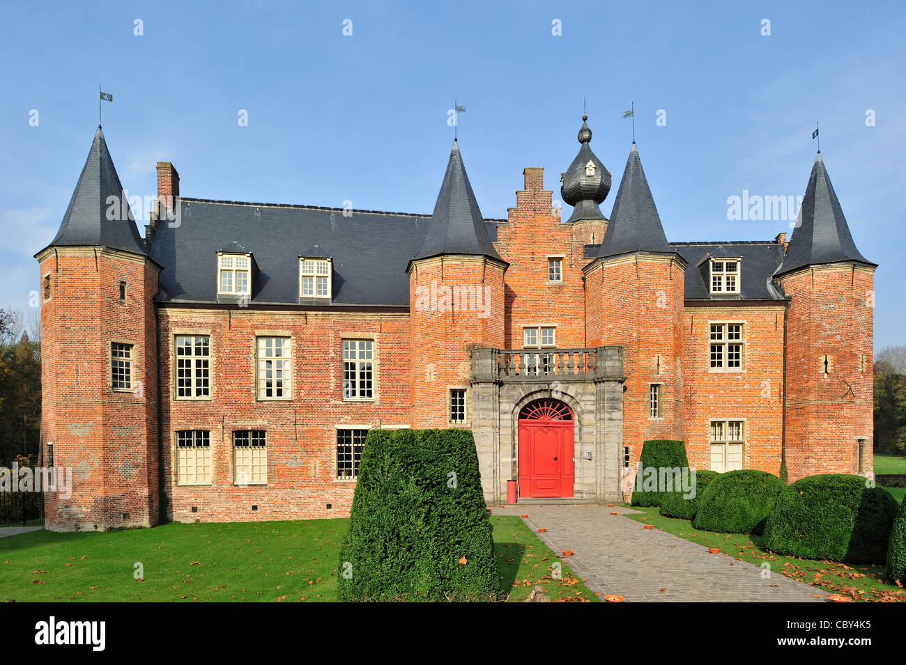 Rumbeke Castle, one of the oldest Renaissance castles in Belgium Stock Photo