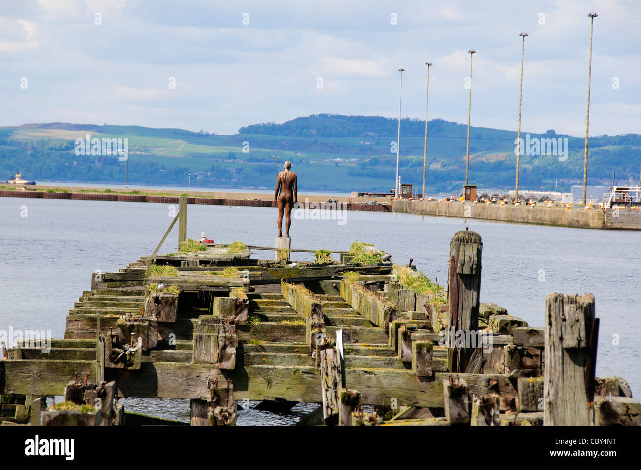 Leith harbour,Home To North Sea oil Vessels,Rigs,Manufacturing,Bonded Warehouses,Container Shipping,Edinburgh,Leith,Scotland Stock Photo
