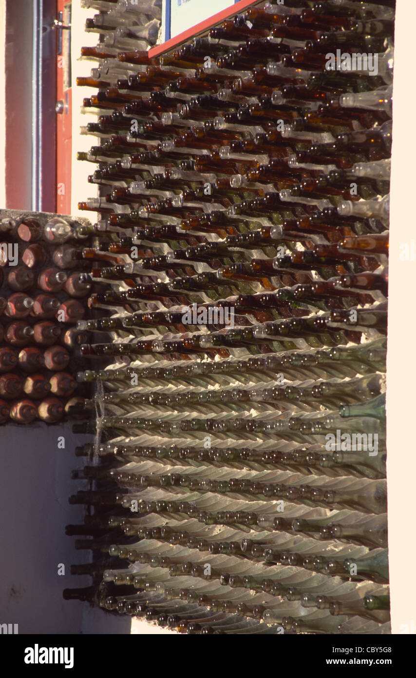 New Zealand Queenstown Bottle House Hotel Stock Photo Alamy