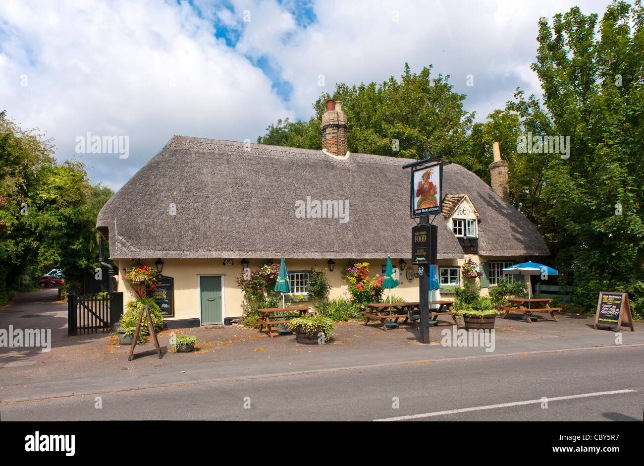 The John Barleycorn Inn Duxford Cambridge UK a historic