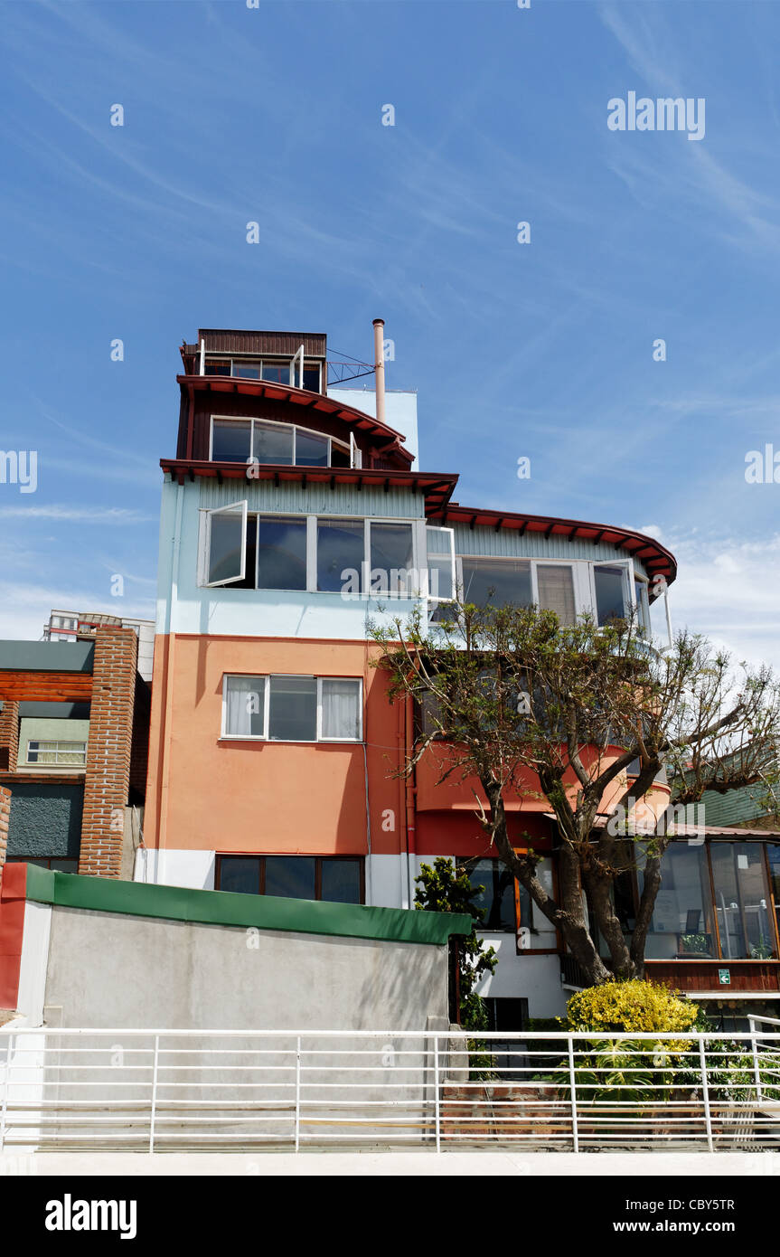 Pablo Neruda's house in Valparaiso Stock Photo Alamy