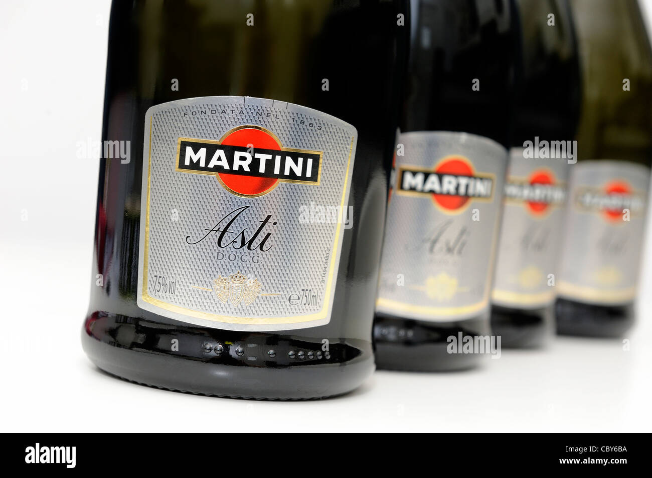 bottles of martini asti Stock Photo Alamy