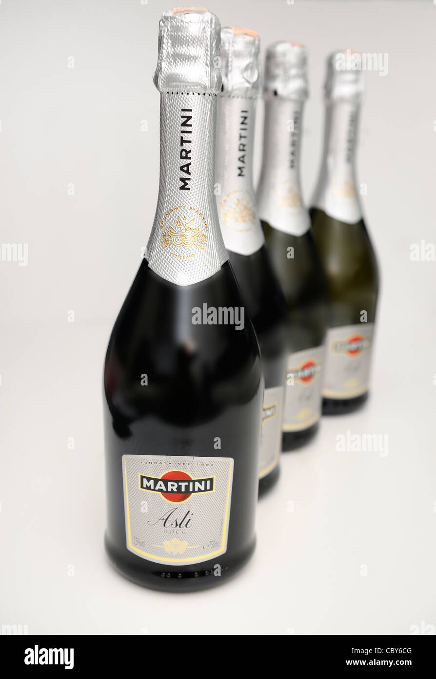 bottles of martini asti Stock Photo Alamy