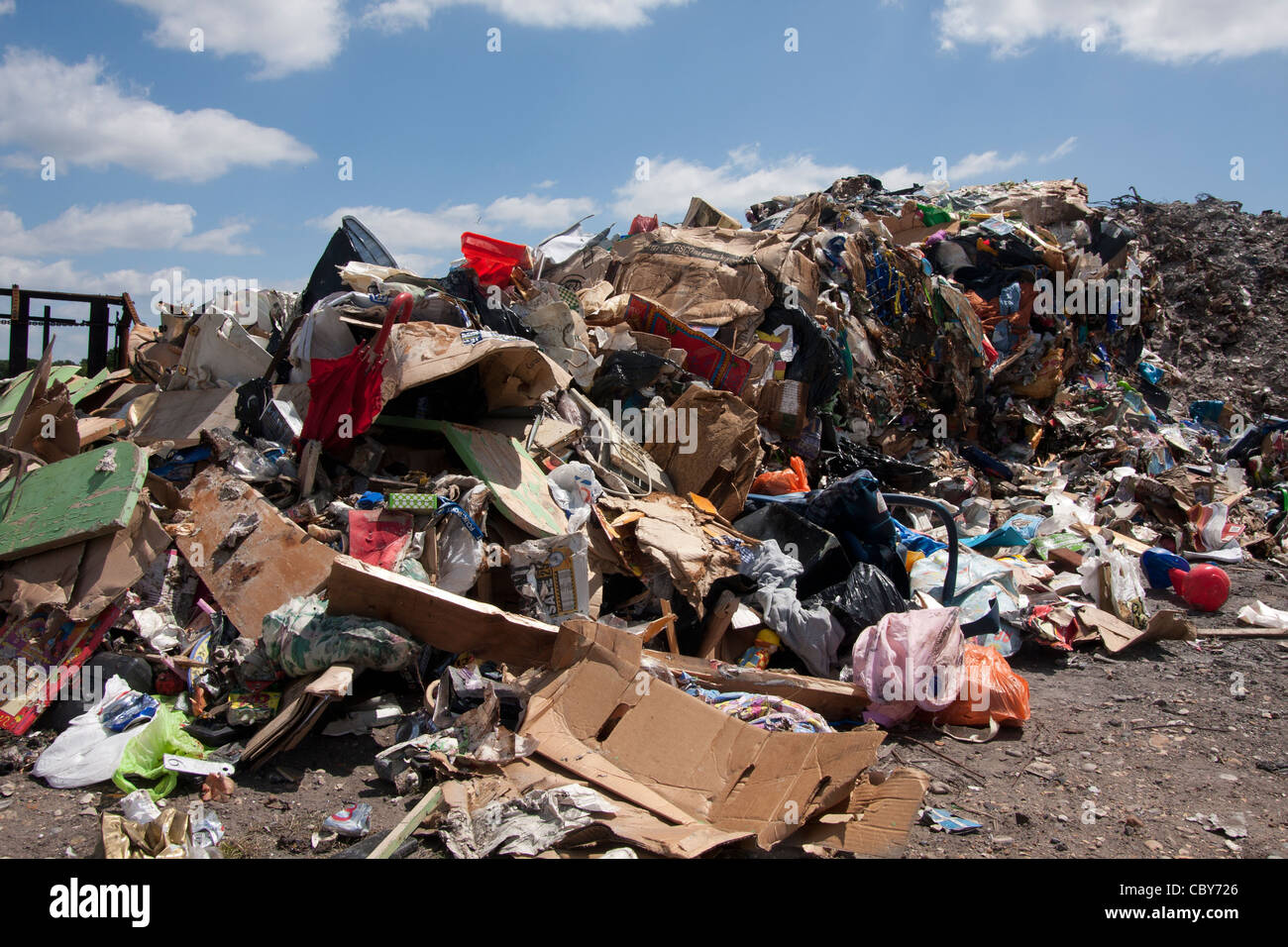 aftermath of carboot sale, England Stock Photo