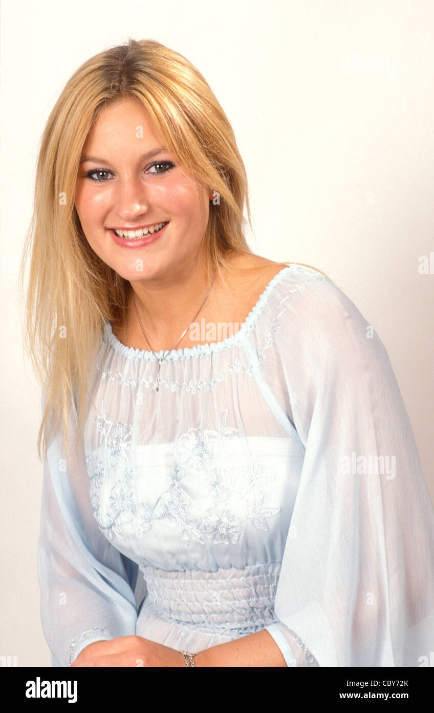 young blonde woman Stock Photo - Alamy