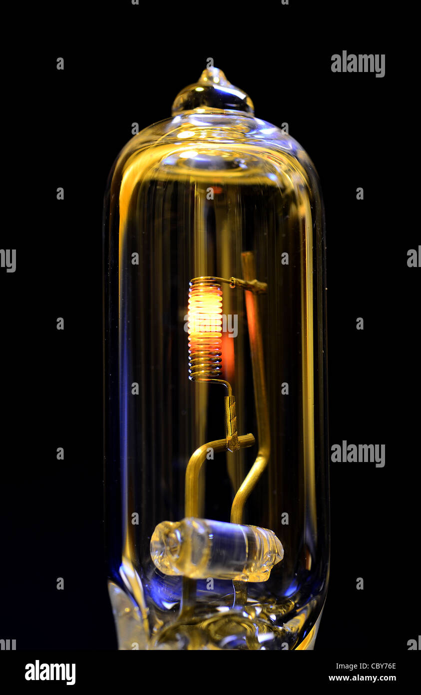 Tungsten Light Bulb Stock Photo - Alamy