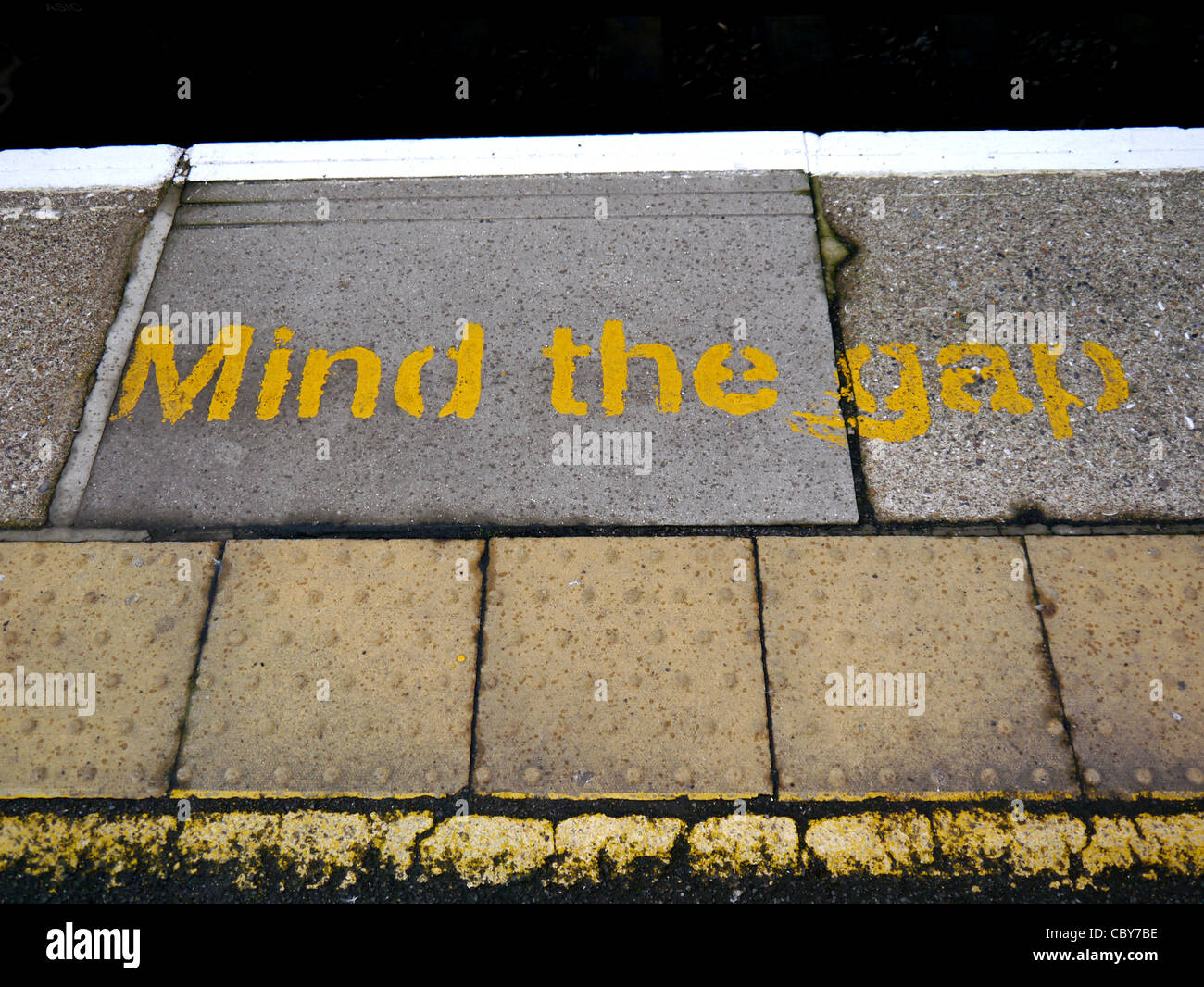 Mind The Step Stock Photo - Alamy