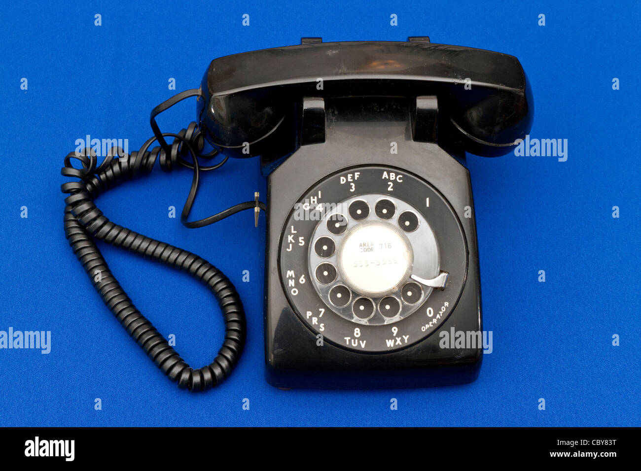 Old rotary dial telephone Stock Photo Alamy
